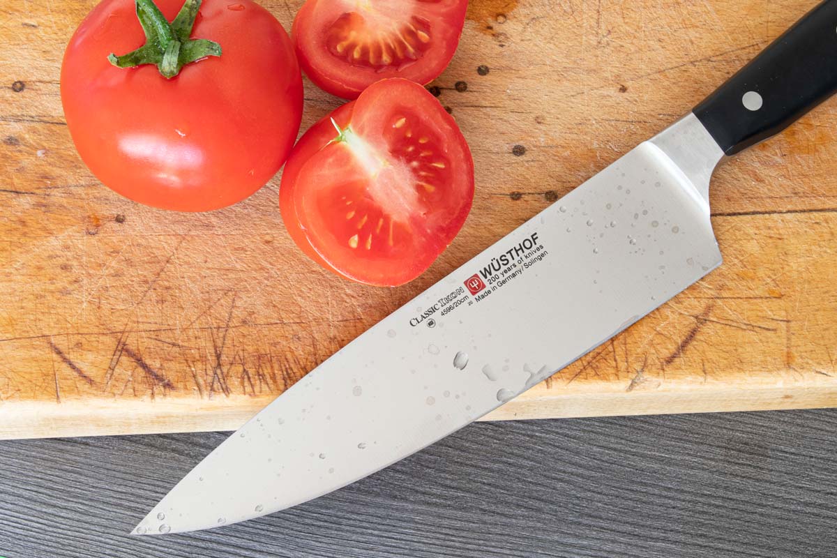 cuchillo de chef para tomates