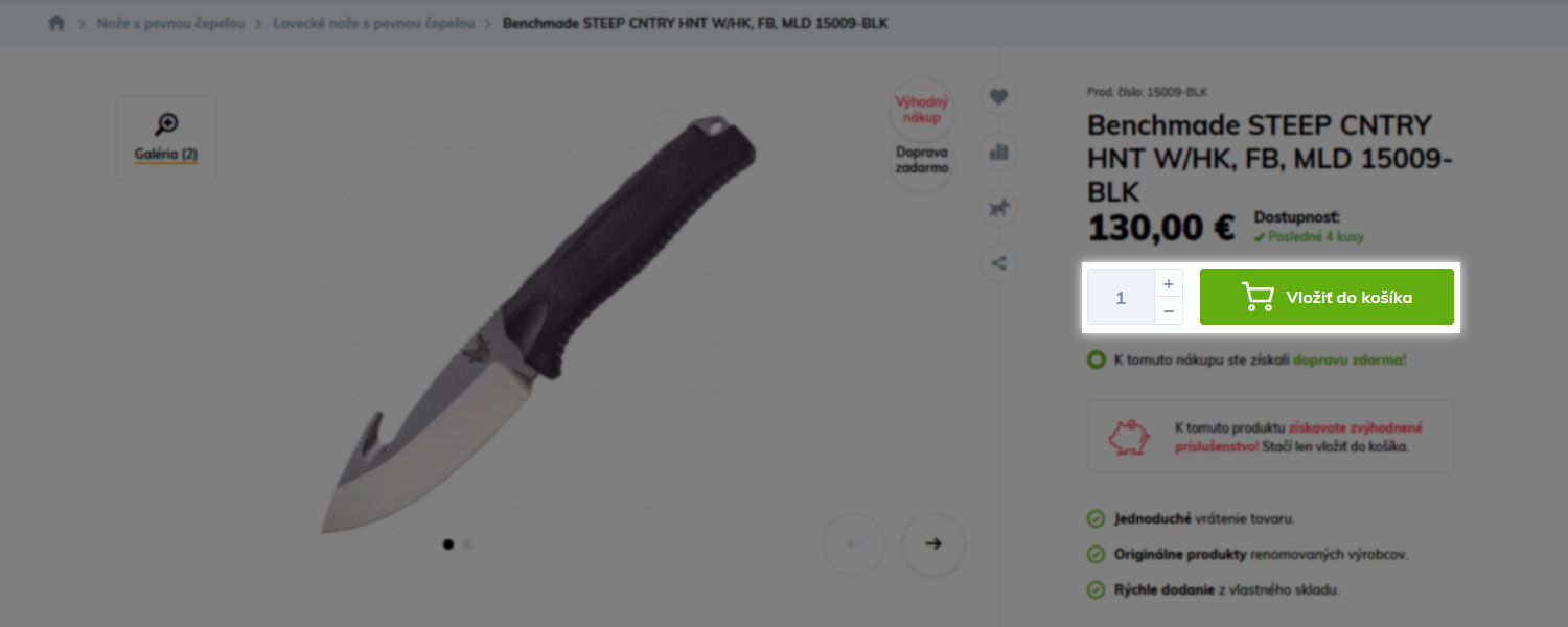 guía de cómo comprar en knifestock.sk - producto