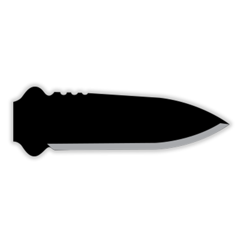 knifestock tipo de cuchillo speartip