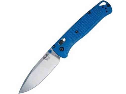 tipos de afilados - cuchillo Benchmade Bugout afilado parcialmente plano - knifestock